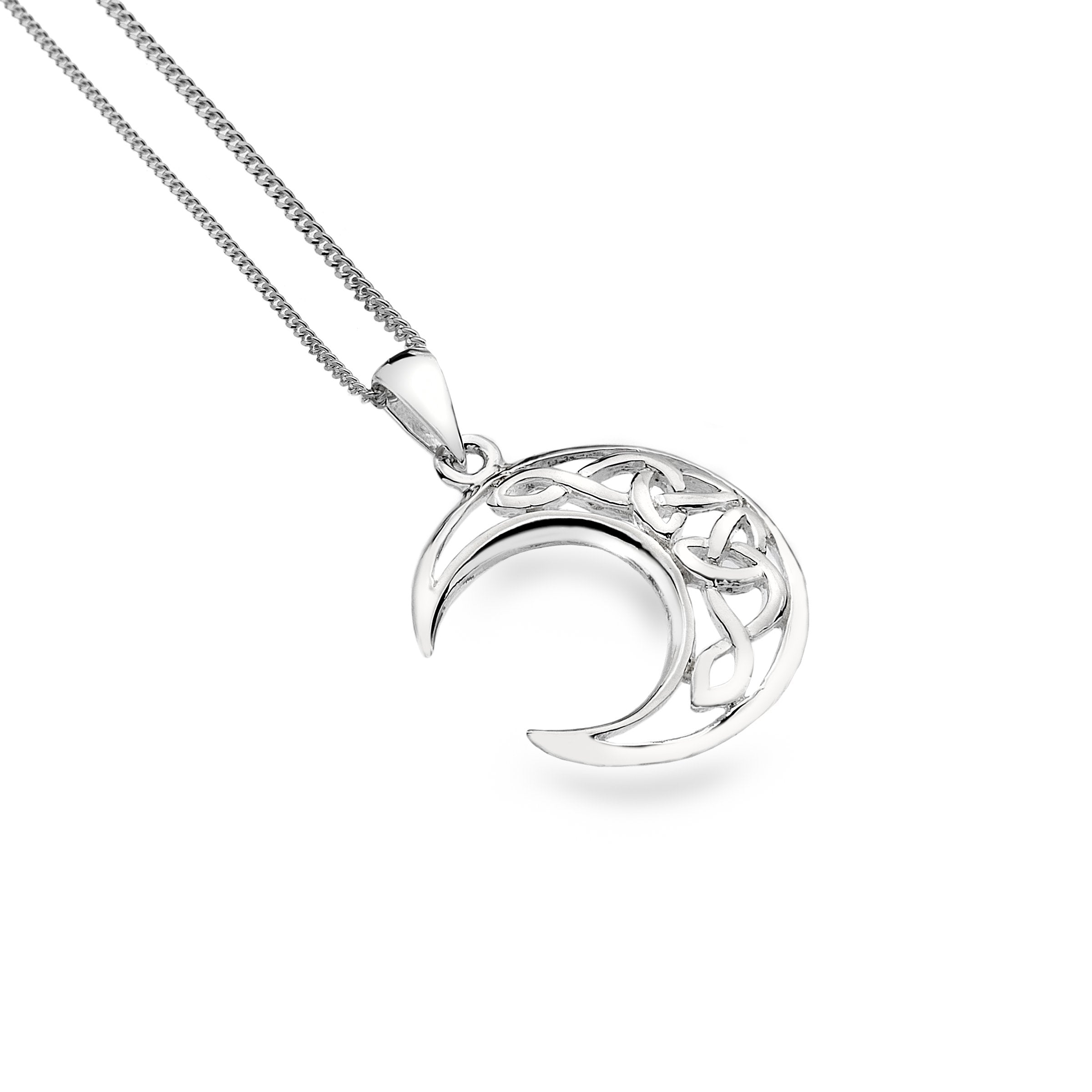 Crescent Knotwork Pendant